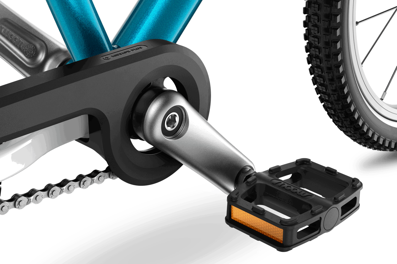 Cykler - Børnecykler - Woom GO 3 Automagic (Automatgear) - Metallic Blue