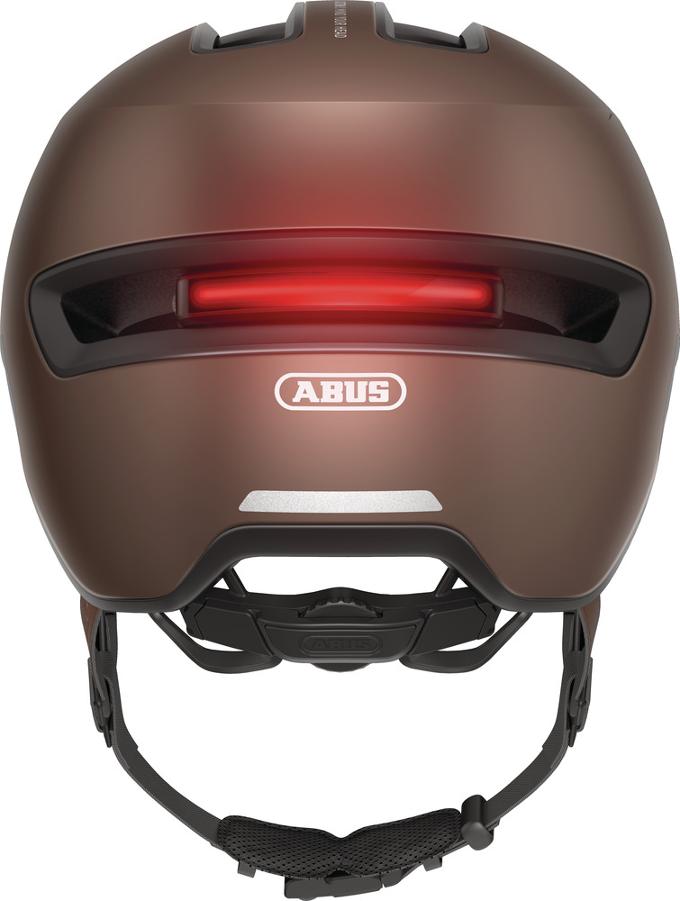 Beklædning - Cykelhjelme - Abus Hud-Y m. LED - Metallic Copper