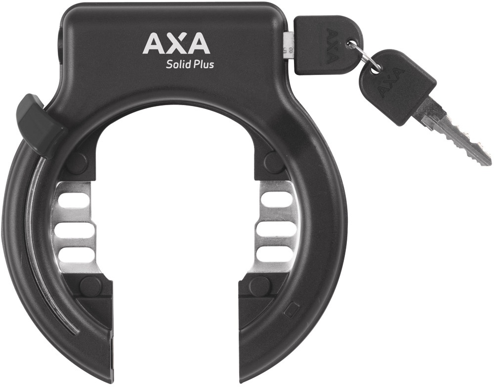 Tilbehør - Cykellås - Ringlås - Lås AXA Solid XL Plus - Sort
