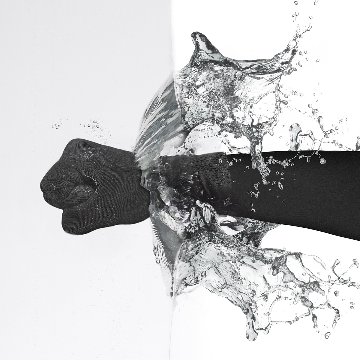 GripGrab Waterproof Knitted Thermal Glove - Vandtætte vinterhandsker - Sort - Str. M/L