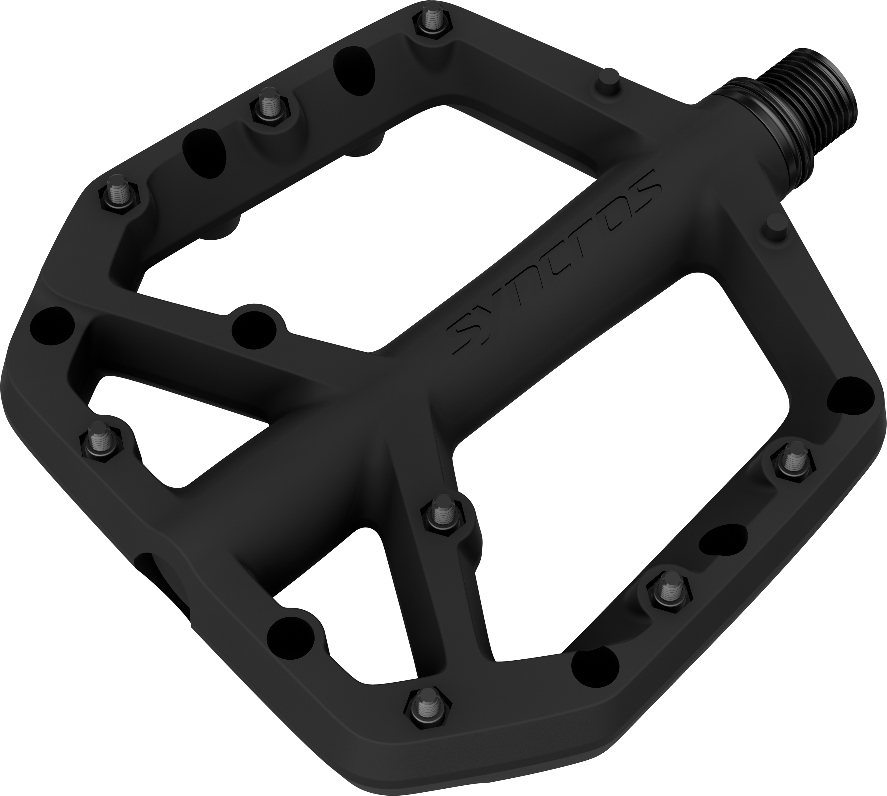 Syncros Flat Pedals Squamish IV Pedaler - Large - Sort