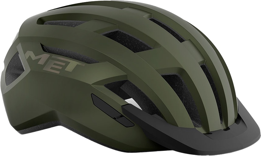 Se MET Helmet m. LED lys Allroad MIPS - Grøn hos Cykelexperten.dk