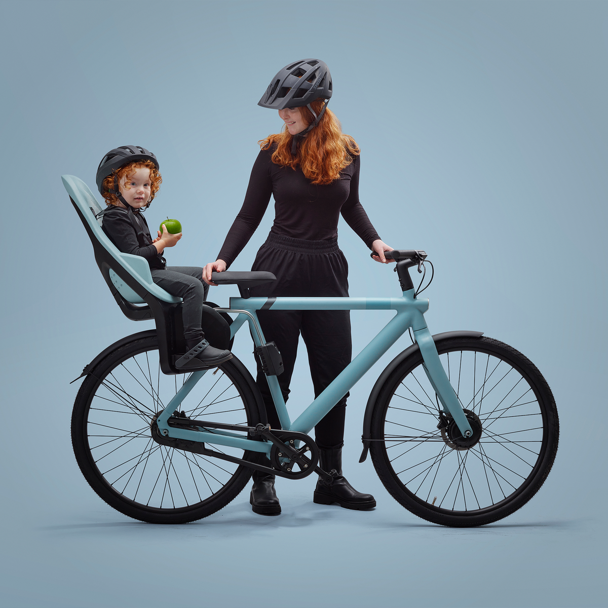 Tilbehør - Cykelstole - Yepp 2 Maxi barnestol til Stel Montage - Majolica Blue