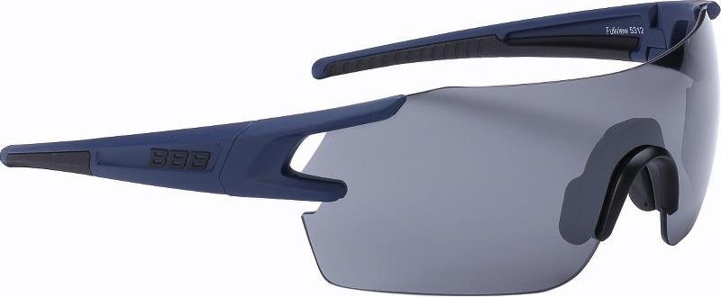 Beklædning - Cykelbriller - BBB FullView Cykelbriller med 3 sæt linser - Mørkblå