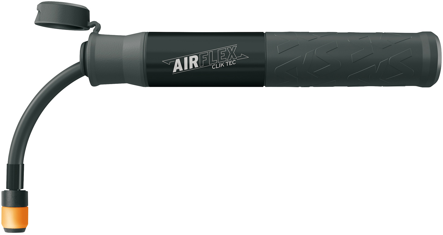 SKS Airflex Explorer minipumpe 5bar/73psi (Schwalbe Clik Tec) - Sort