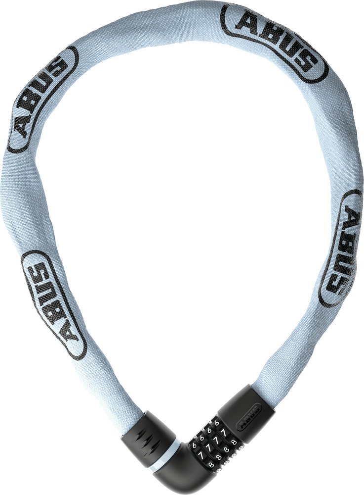 Tilbehør - Cykellås - Abus Kædelås 6807C Tresor Combo - 110cm - Light Blue