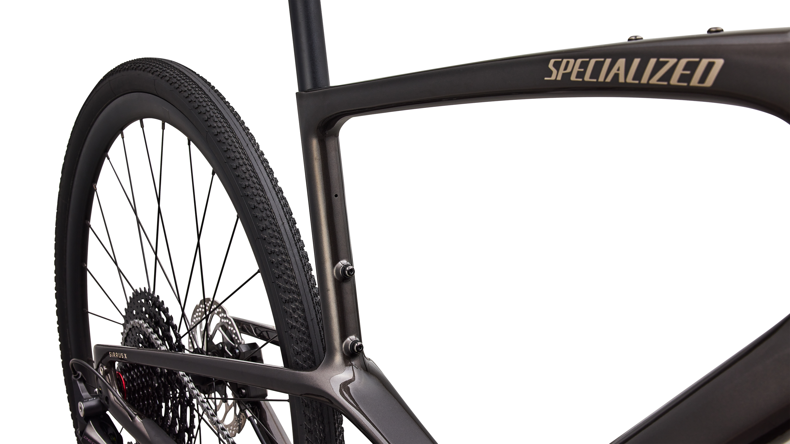 Cykler - Herrecykler - Specialized Sirrus X 5.0 2027 - Gloss Warm Smoke / Sandstone Metallic