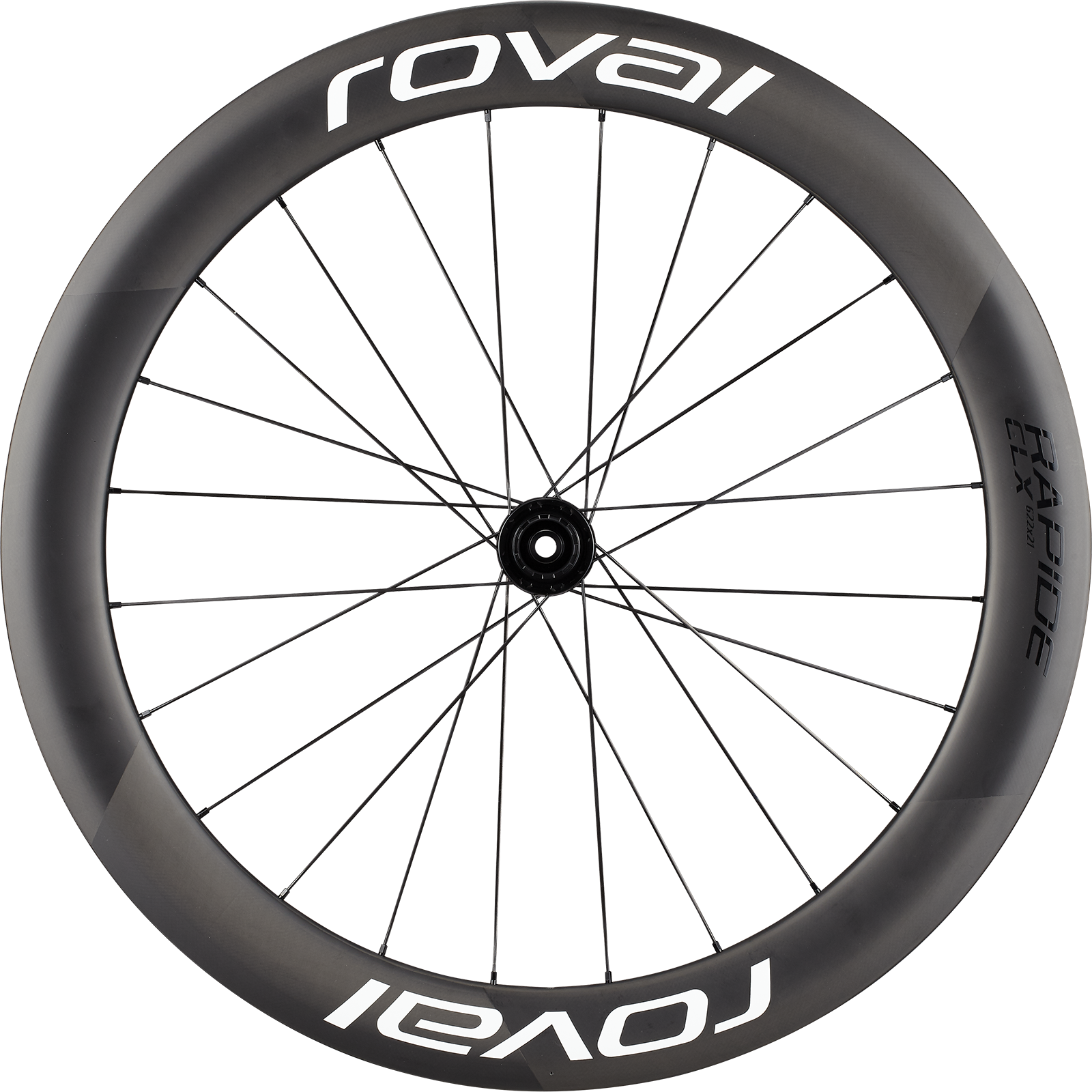 Reservedele - Hjulsæt - Specialized Roval Rapide CLX II Baghjul - Satin Carbon/Gloss White