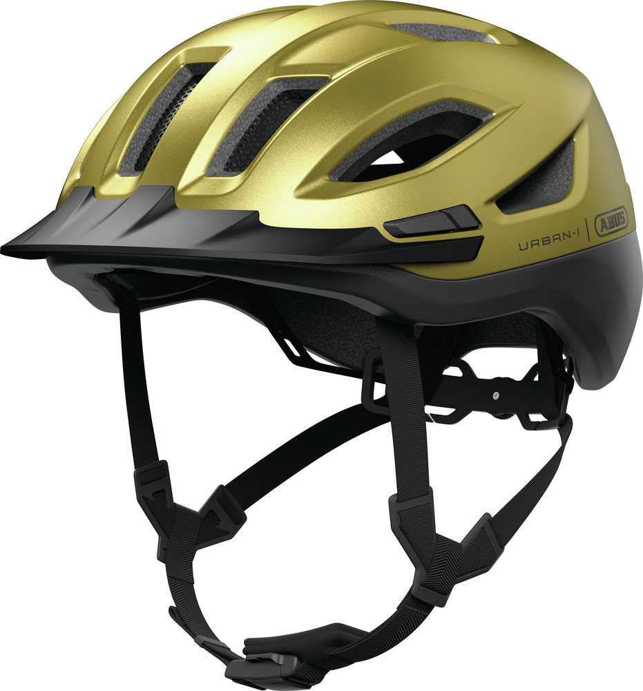 Beklædning - Cykelhjelme - Abus Hjelm Urban-I 4.0 ACE m. LED - Honey Yellow