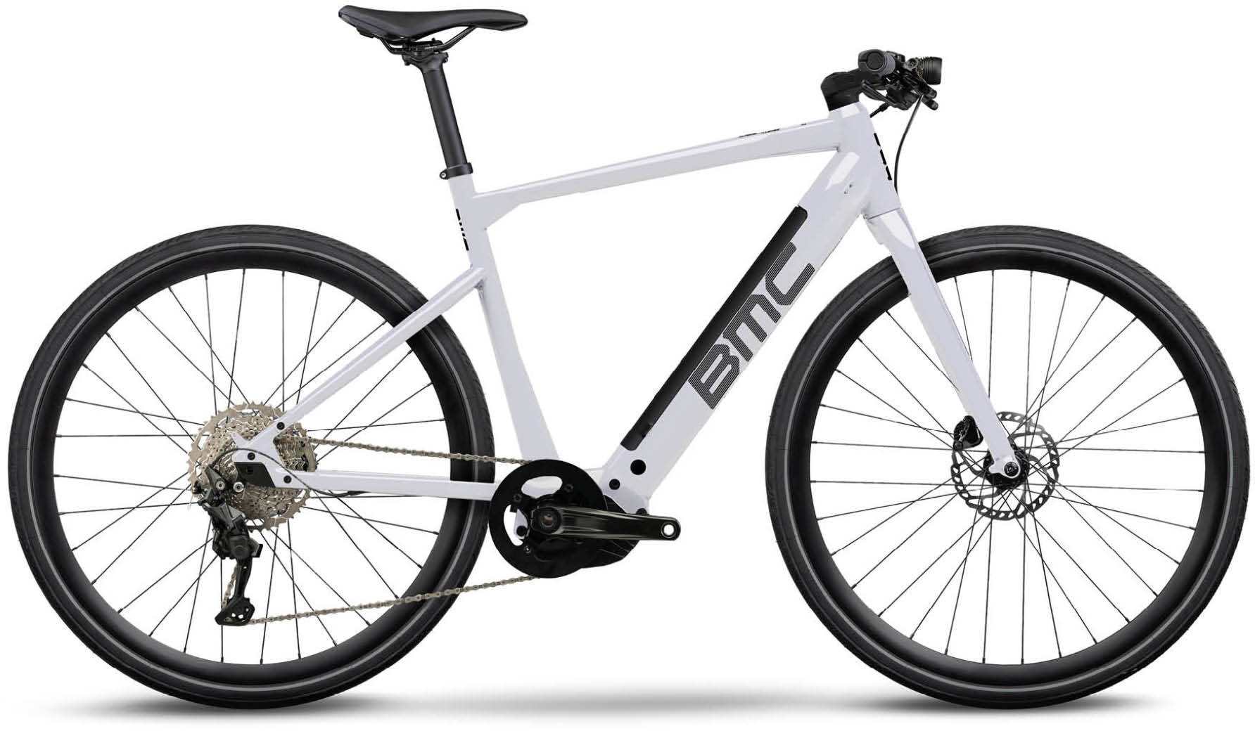 Cykler - Elcykler - BMC Alpenchallenge AL AMP ONE 2024 - Hvid