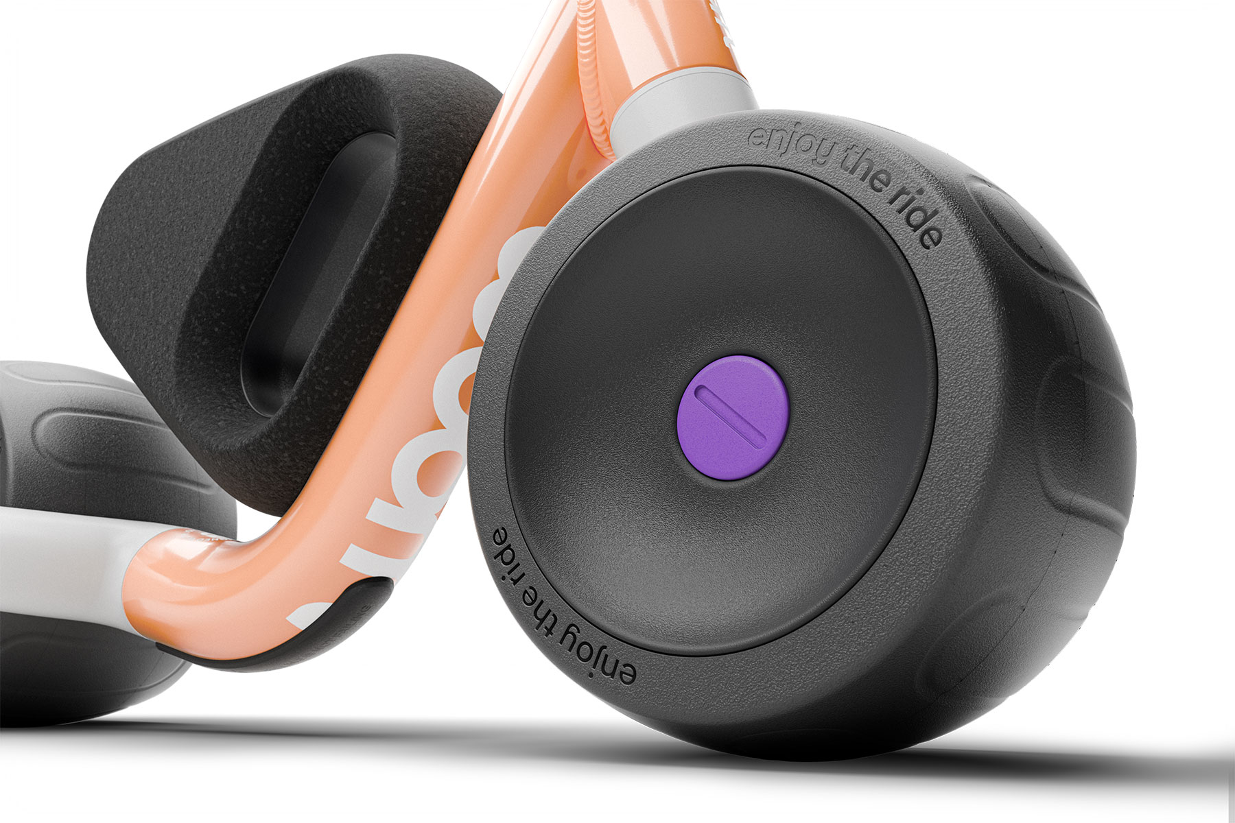 Tilbehør - Diverse - Løbecykel - Woom WOW "Wobble Wobble" - Pop Peach