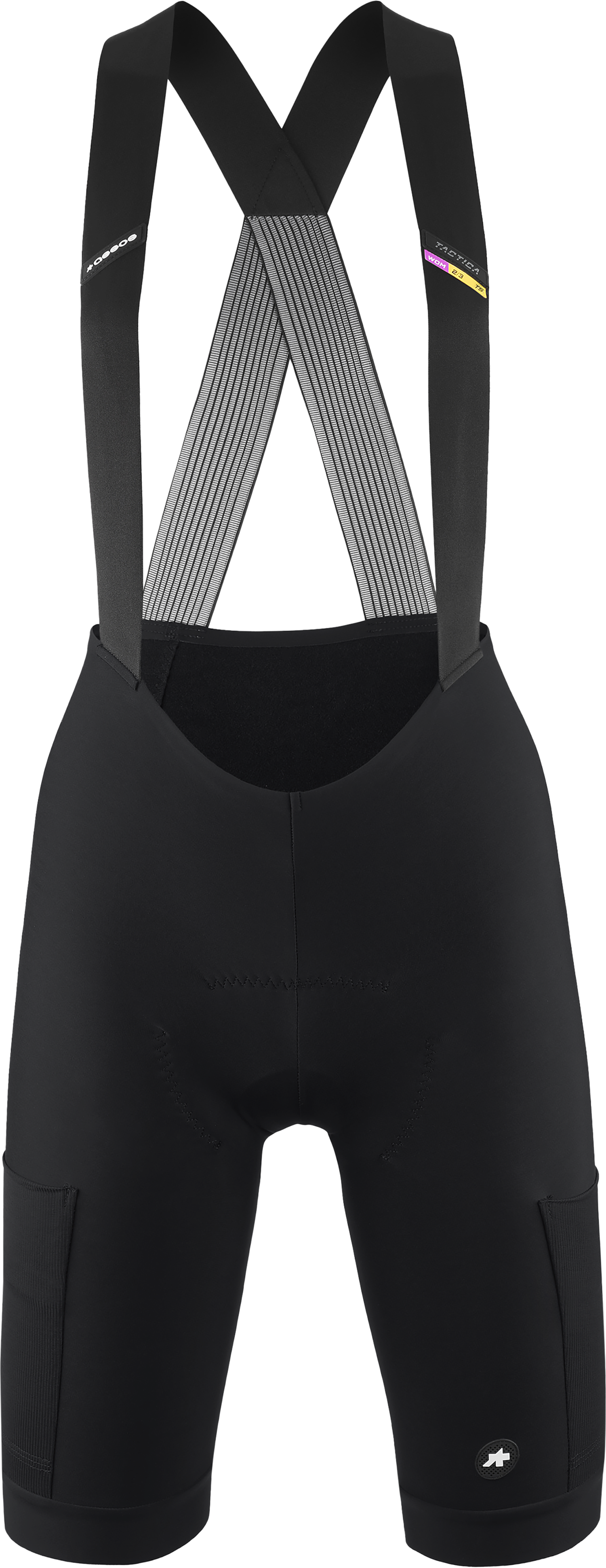 Beklædning - Cykelbukser - Assos TACTICA Women 2/3 Bib Shorts T5 - Black Series