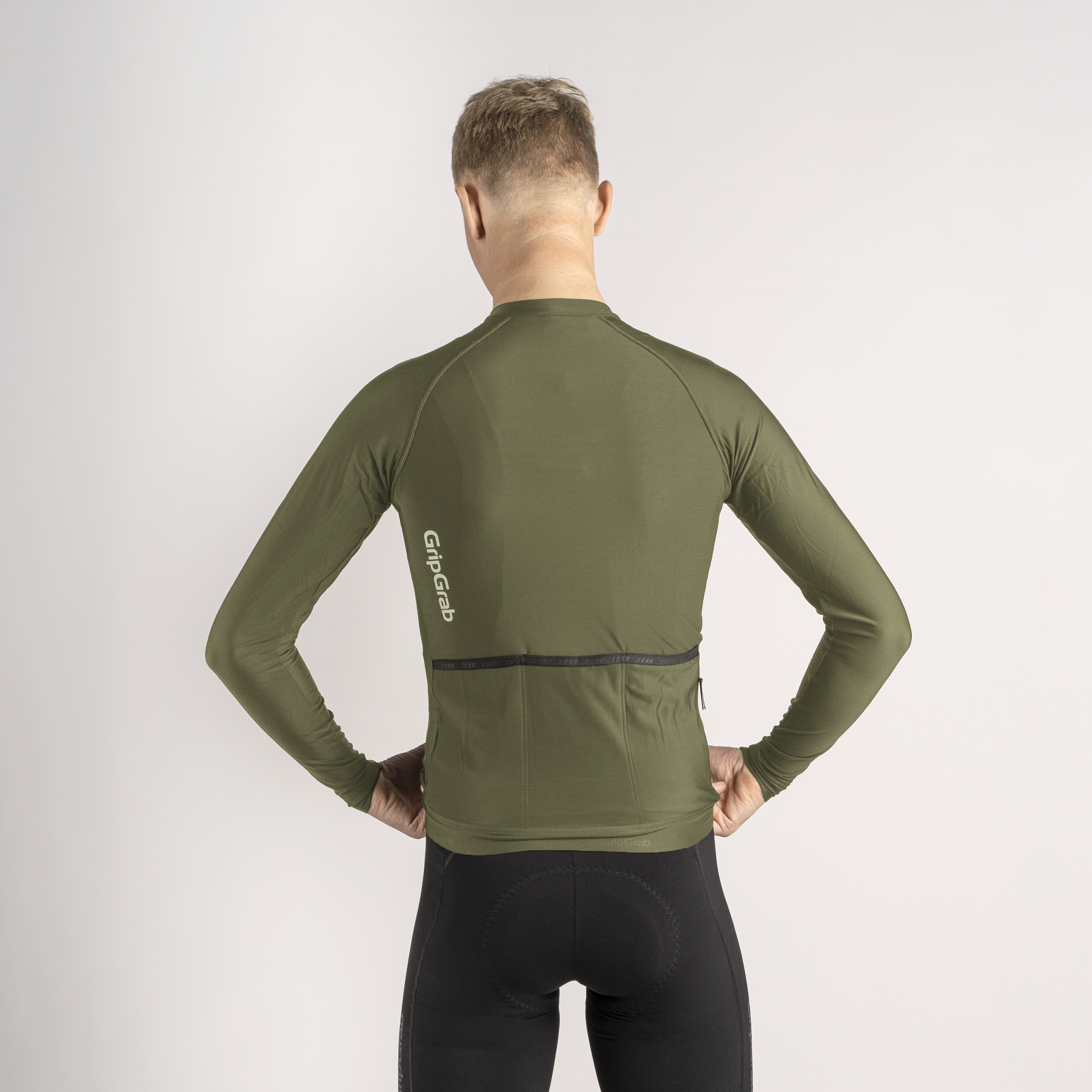 Beklædning - Cykeltrøjer - GripGrab PACR Langærmet Cykeltrøje - Olive Green