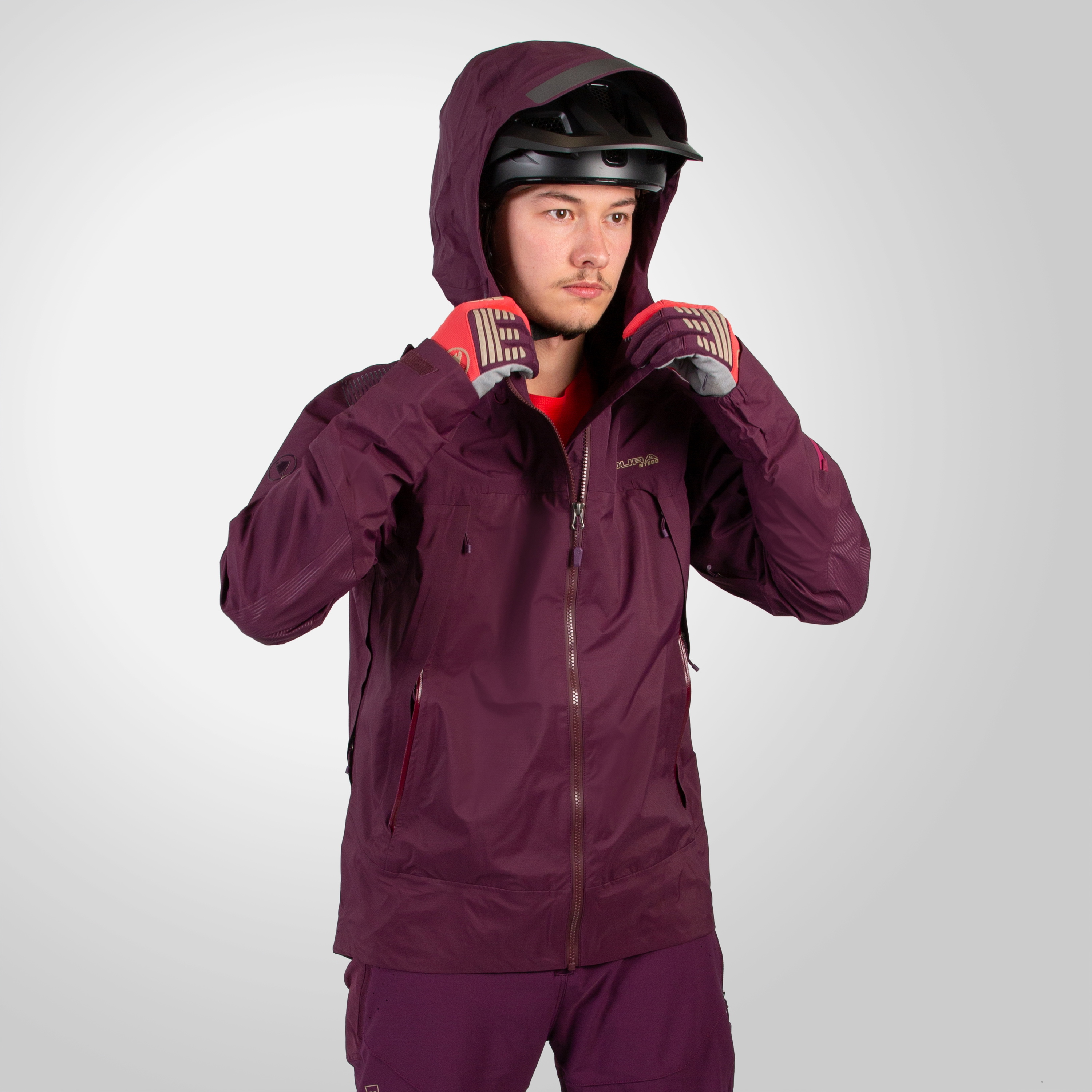 Beklædning - Regntøj & Vindtøj - MT500 Waterproof Jacket II - Aubergine