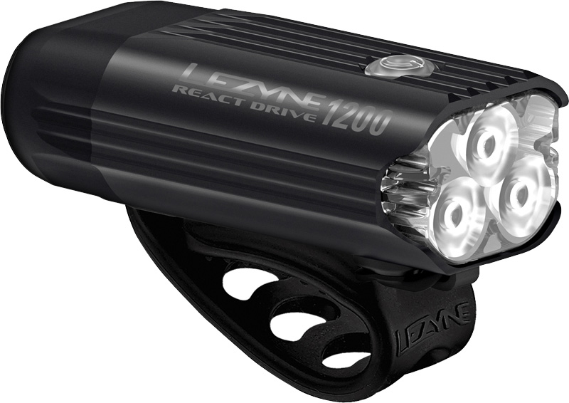 Lezyne React Drive Front Forlygte USB-C Opladning 1200 lumen