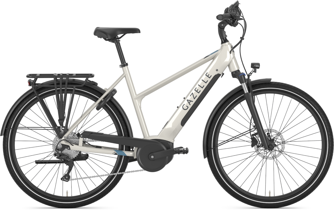 Cykler - Elcykler - Gazelle MEDEO T10 HMB Dame 2023 - Hvid