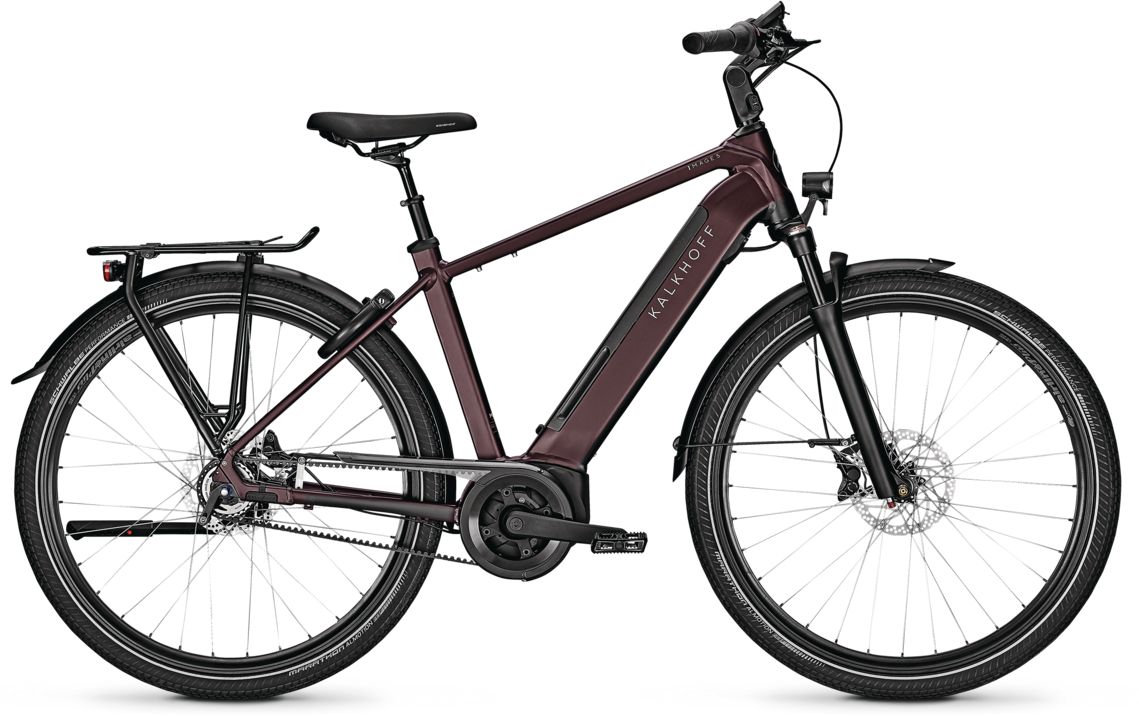 Kalkhoff IMAGE 5.B ADVANCE+ Herre 2021 - Rød Cykler > Elcykler
