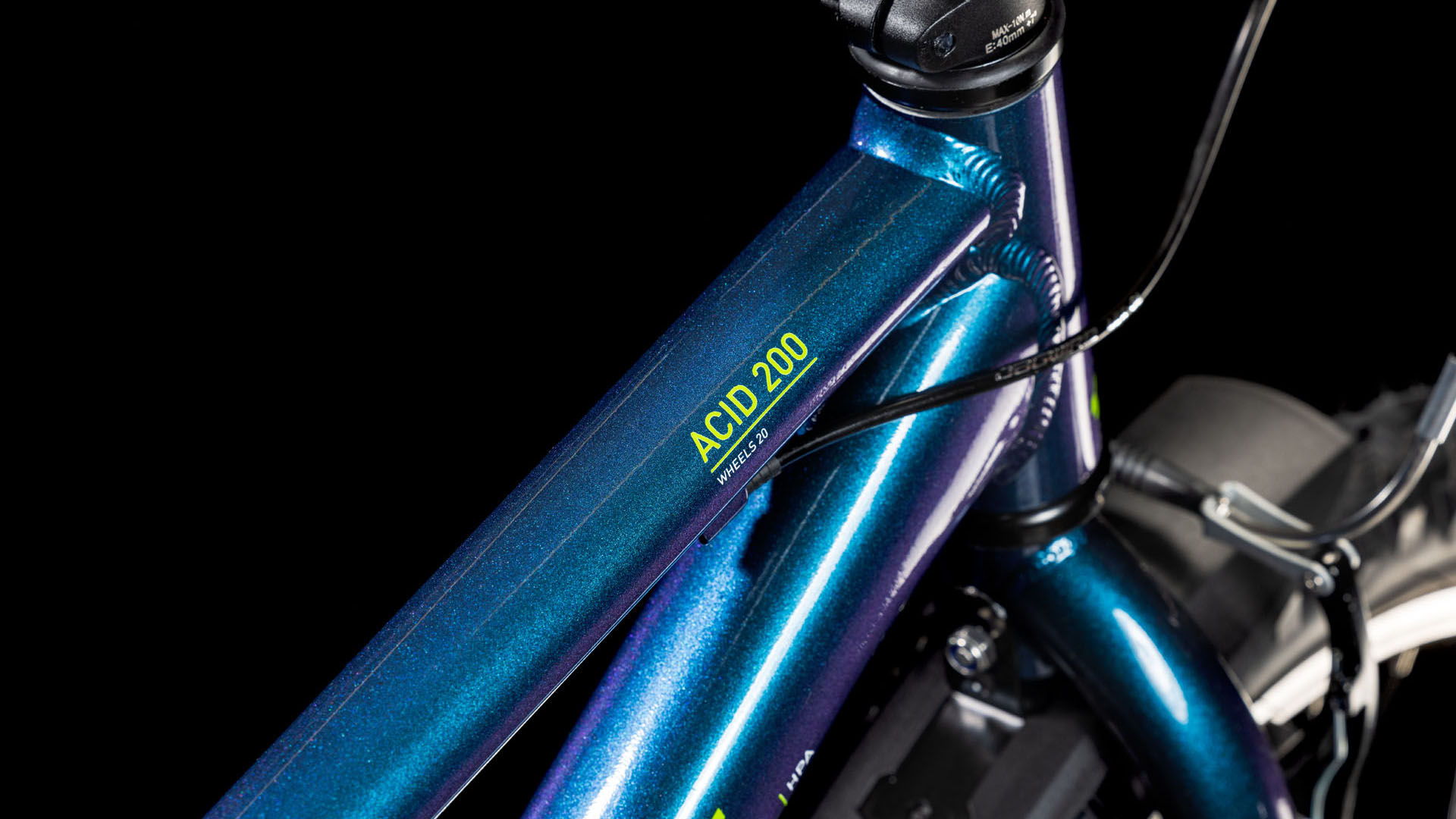 Cykler - Børnecykler - Cube Acid 200 Allroad 2025 - Deepcobalt 'n Apple