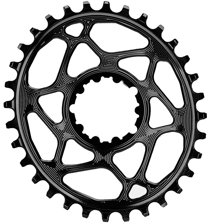 Billede af AbsoluteBlack Chainring Direct Mount Singlespeed 32T - Oval - SRAM (Boost) - Sort