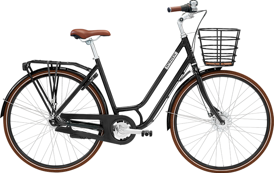 Cykler - Damecykler - Norden Ellen 7g Dame 2024 - Sort
