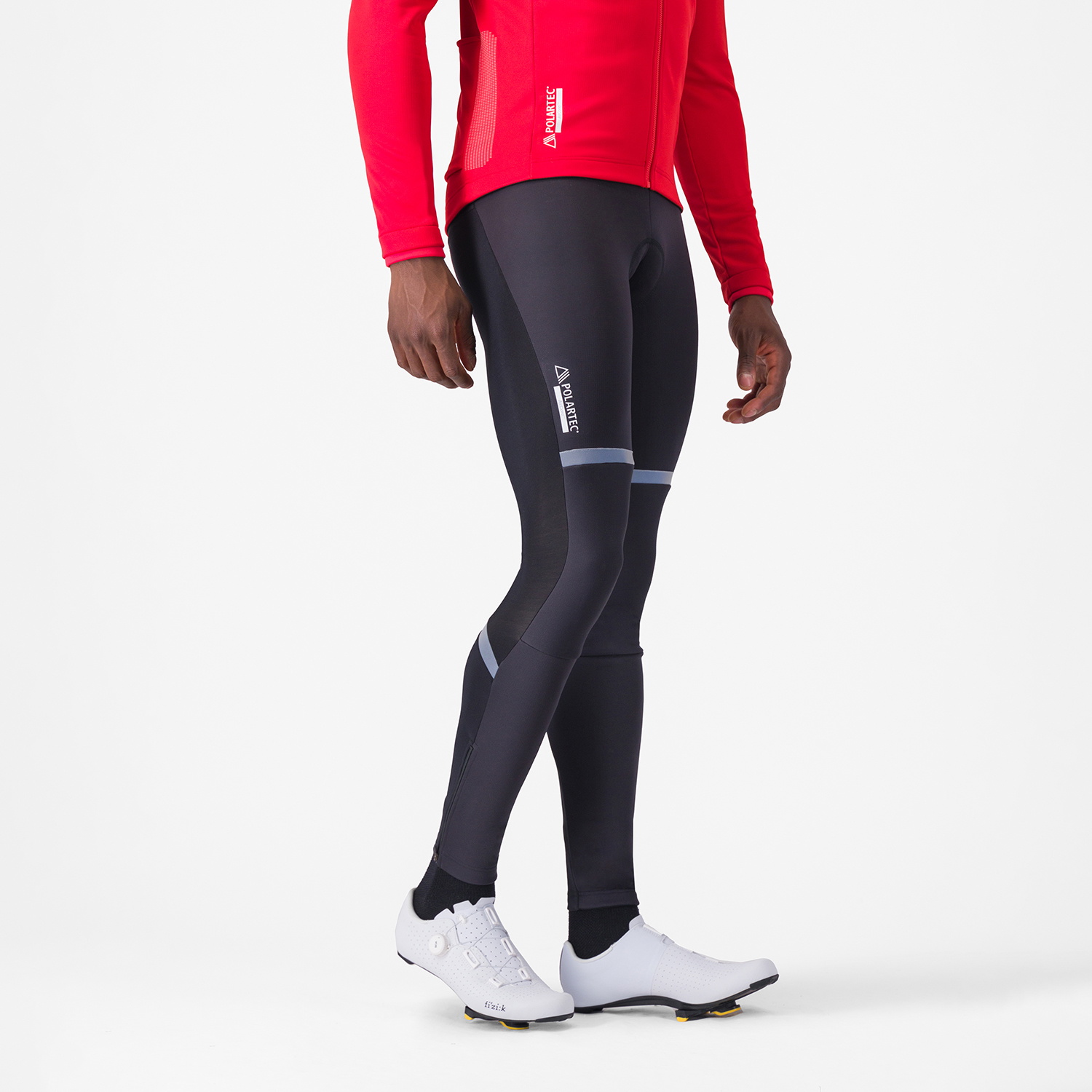 Beklædning - Cykelbukser - Castelli POLARE 4 BIBTIGHT - Black