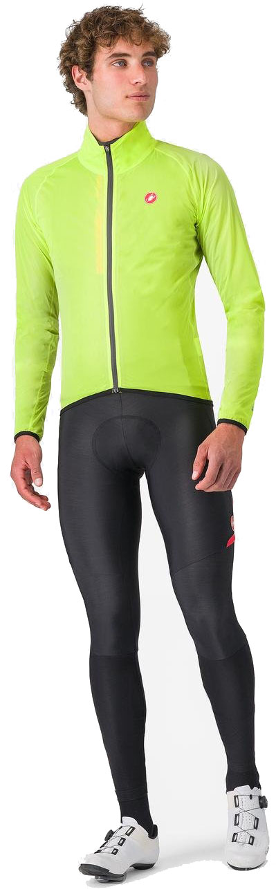 Beklædning - Regntøj & Vindtøj - Castelli SQUALL SHELL JACKET - Lime/Sort