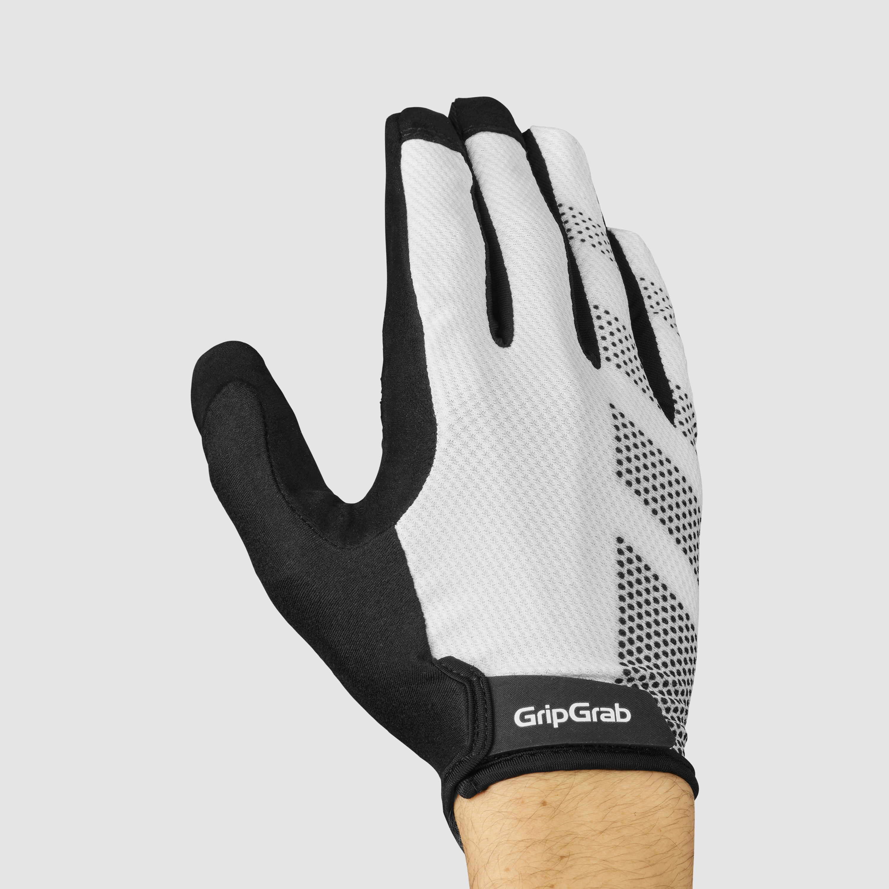 Beklædning - Cykelhandsker - GripGrab RIDE Lite Langfingret Sommerhandsker - White