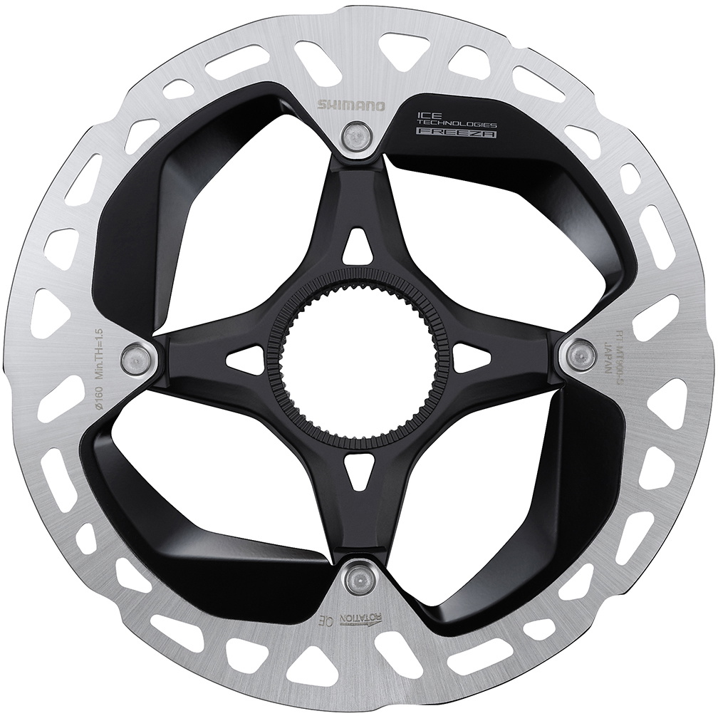 Reservedele - Skivebremser - Shimano Bremseskive 160mm RT-MT900 EXT. Center Lock - Ice-Tech Freeza