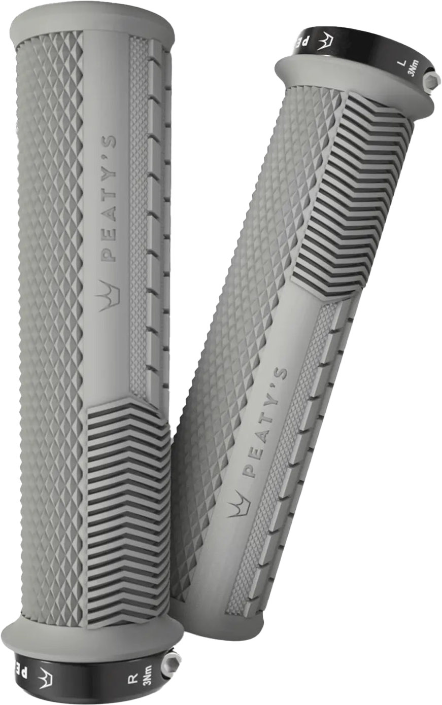 Tilbehør - Cykelhåndtag - Peaty's Monarch Grip - Knurl - Thick - Slate