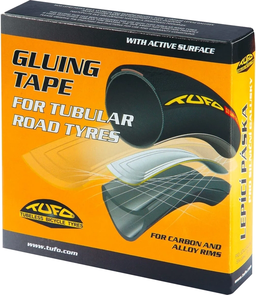 Tufo Tubular Tape Fælgtape 19mm - Dobbeltklæbende til Slangelaus Dæk Tufo Tubular Tape Fælgtape 19mm - Dobbeltklæbende til Slangelaus Dæk