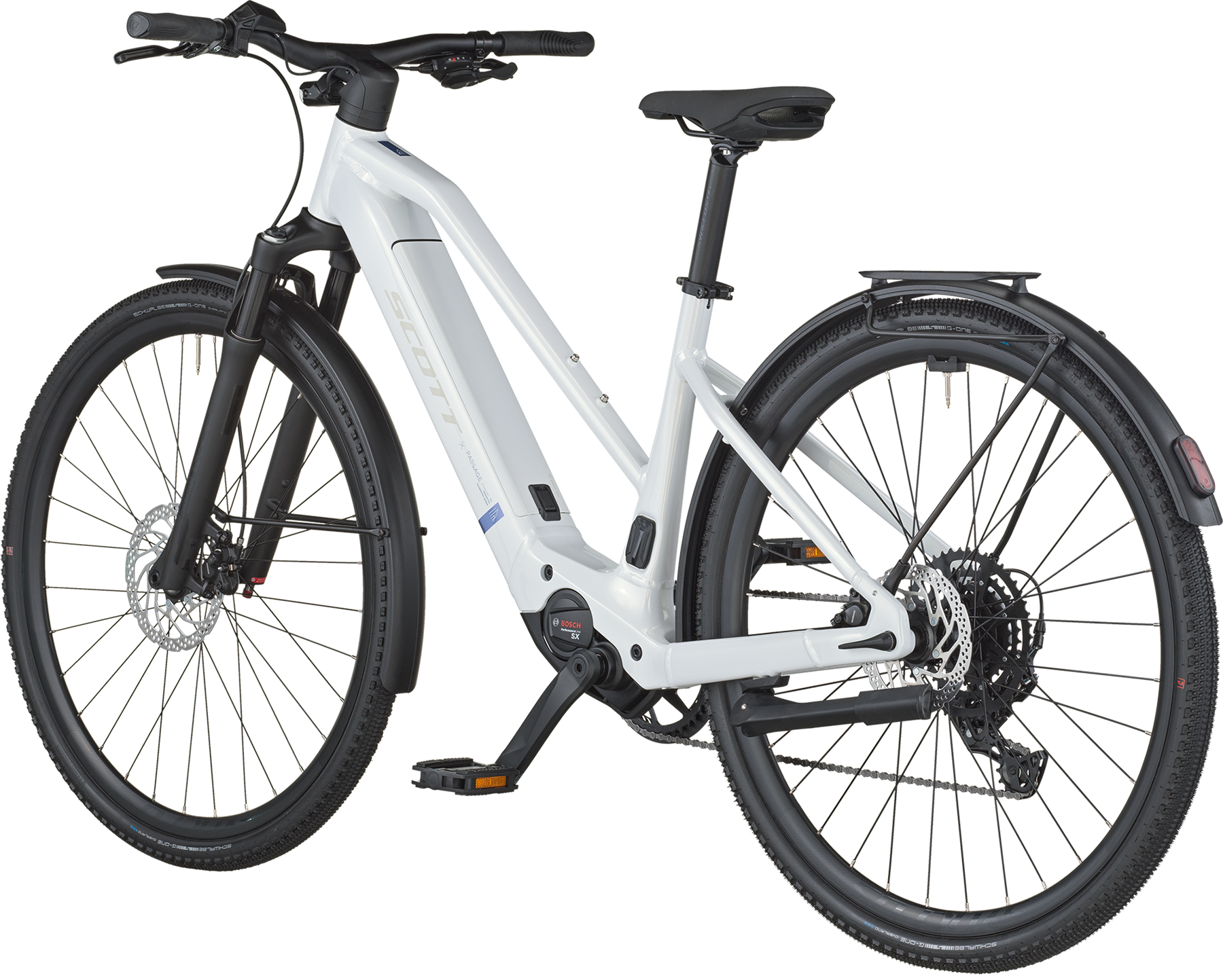 Cykler - Elcykler - Scott Passage eRIDE 20 Slope 2026 - Bianco White