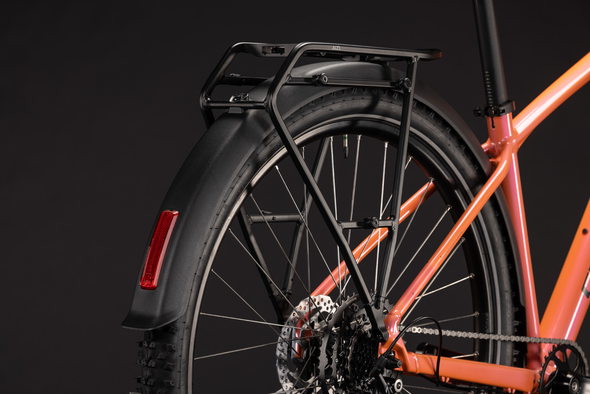 Cykler - Mountainbikes - Cube Aim ONE FE (Fully Equipped) 29" 2027 - Salmon´n´Black