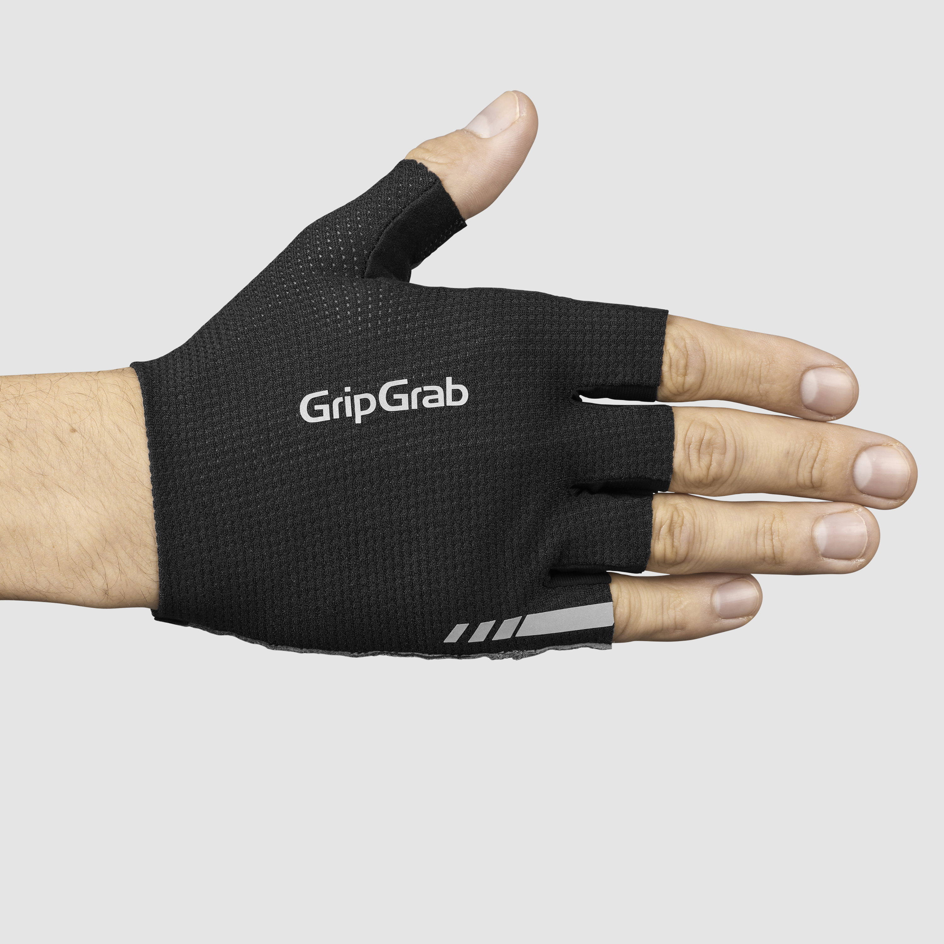 Beklædning - Cykelhandsker - GripGrab PACR InsideGrip™ Kortfingret Sommerhandsker - Black