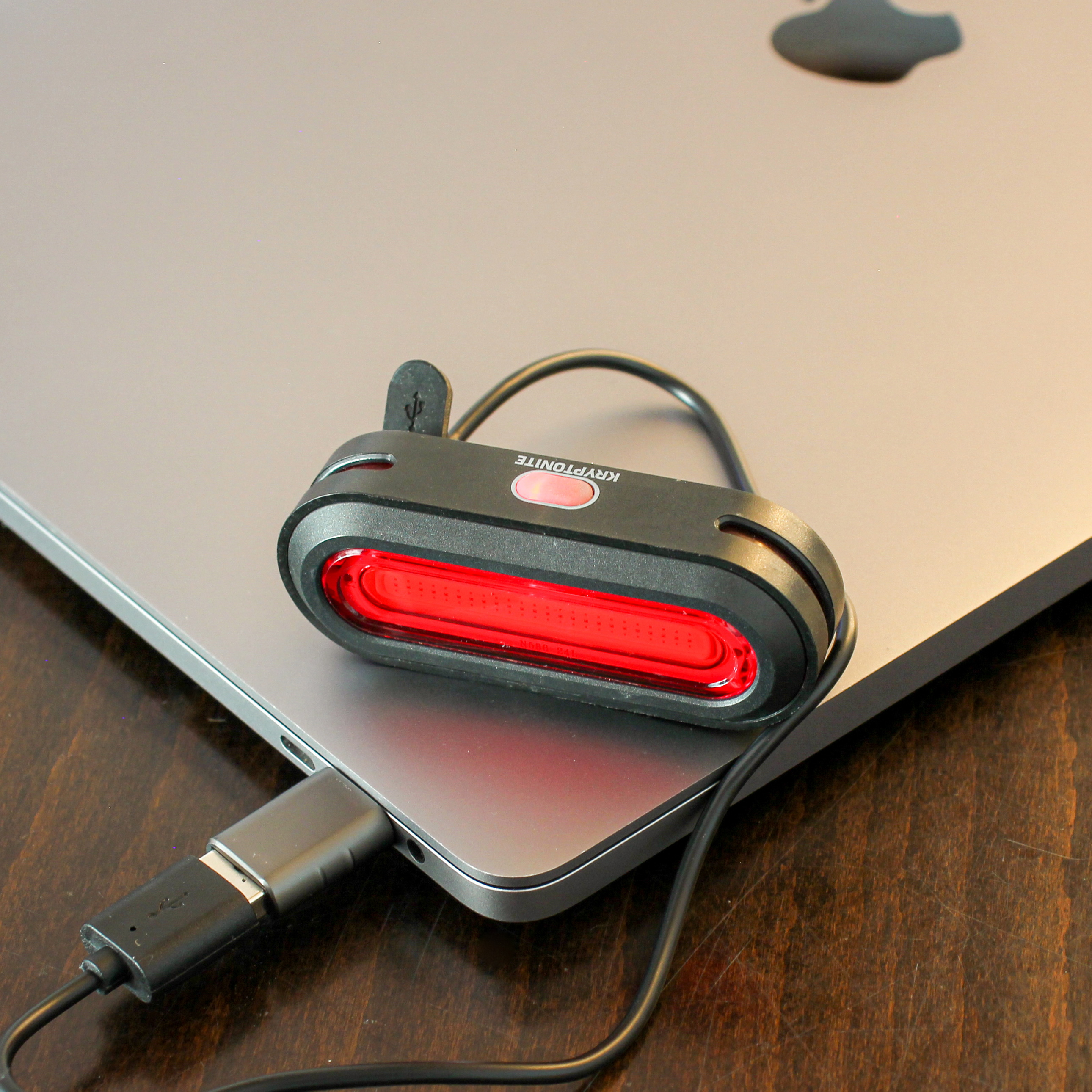 Tilbehør - Cykellygter - Kryptonite Lygte Avenue R-50 USB COB Baglygte