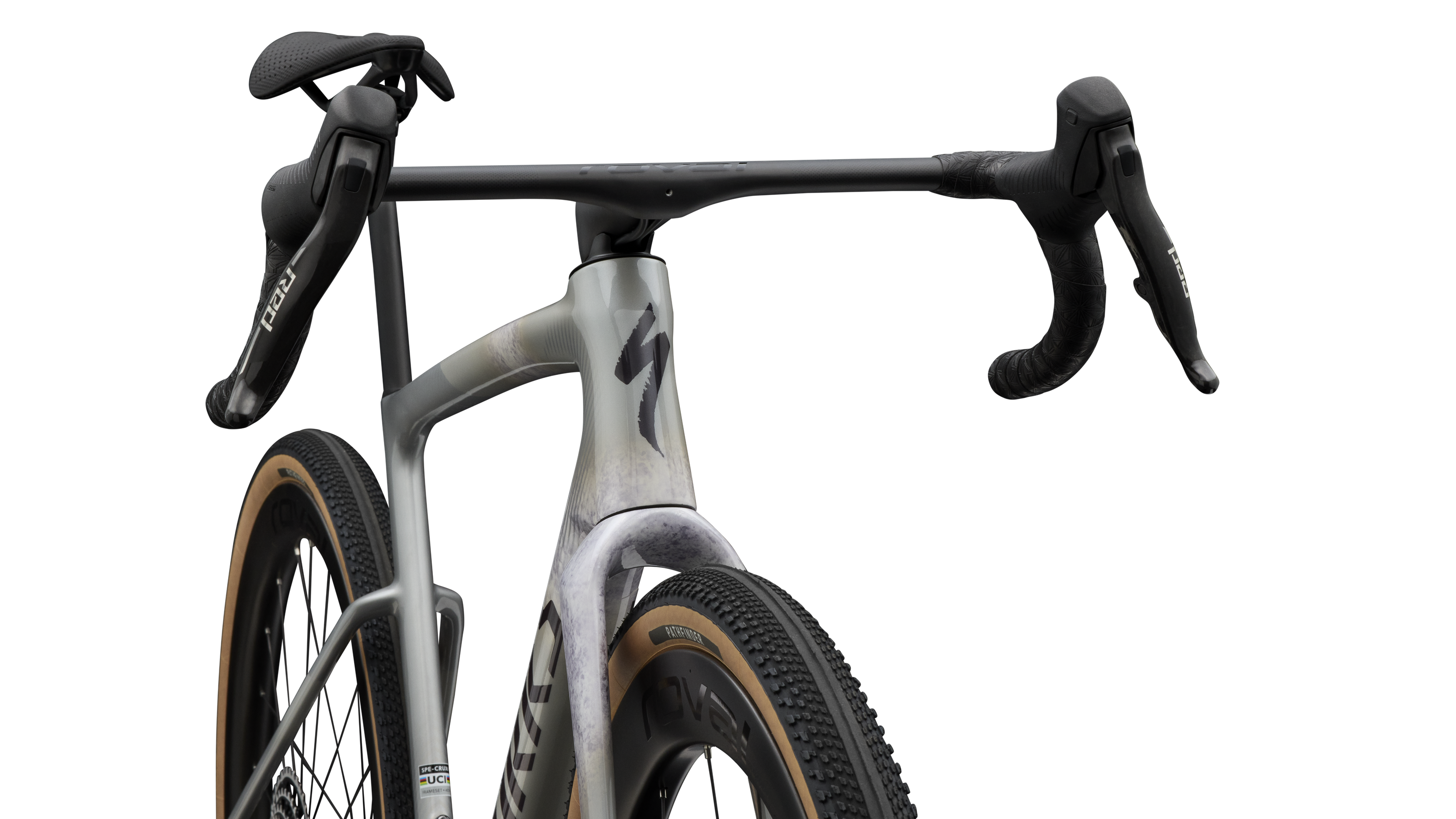 Cykler - Gravel cykler - Specialized S-Works Crux 5 SRAM RED XPLR 2027 - Silver Dust/Amethyst Frost/Nebula Metallic