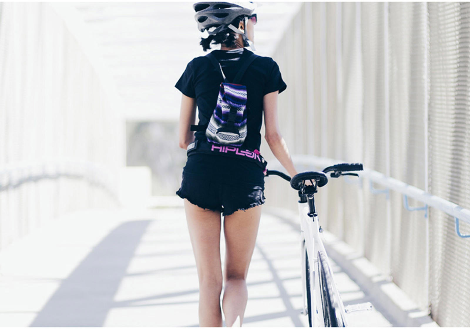 Tilbehør - Cykellås - HIPLOK Lite Wearable Chain Lock - Black Pink