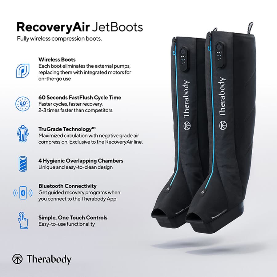 Beklædning - Cykelsko - Therabody RecoveryAir JetBoots