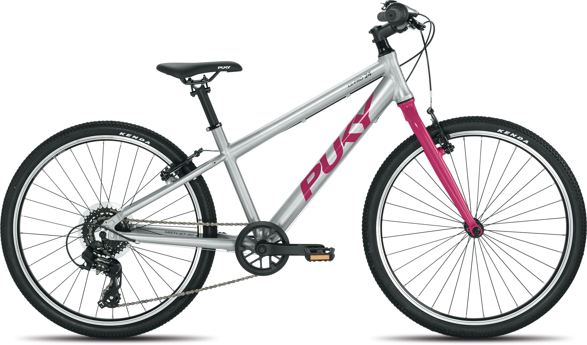 Cykler - Børnecykler - PUKY LS-PRO 24 Alu 24" - Sølv/lilla