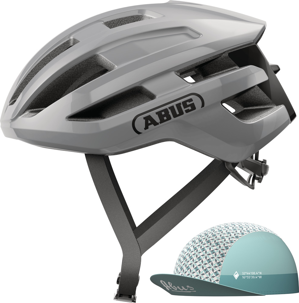 Abus Powerdome Ace Kasket Grå