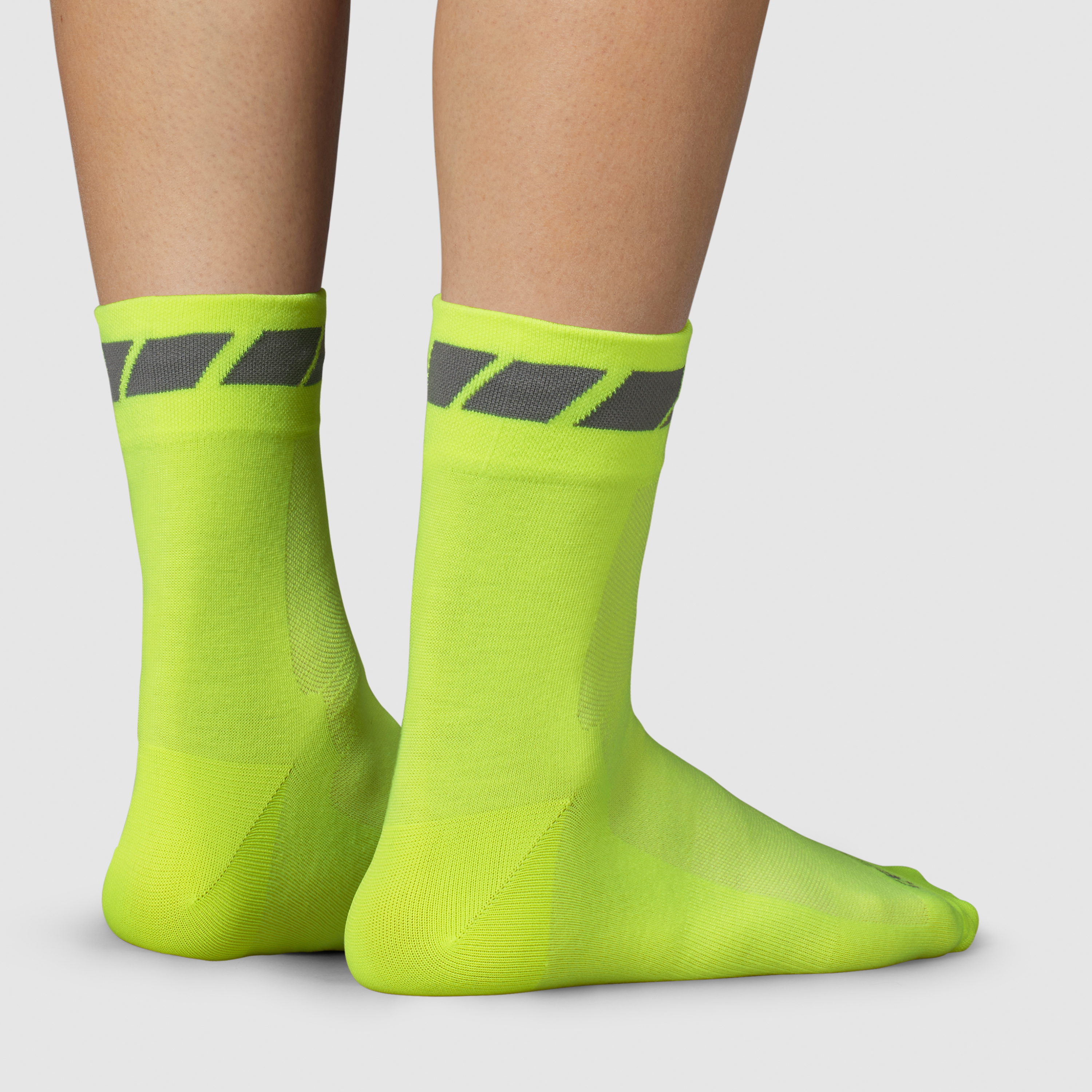 Beklædning - Sokker - GripGrab Classic Regular Cut Sommersokker 3-Pack - Yellow Hi-Vis