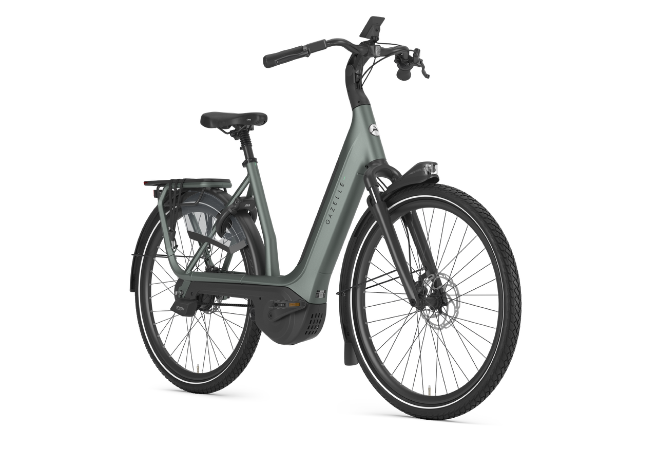 Cykler - Elcykler - Gazelle Avignon C380+ Dame 2026 - Twilight Green Mat