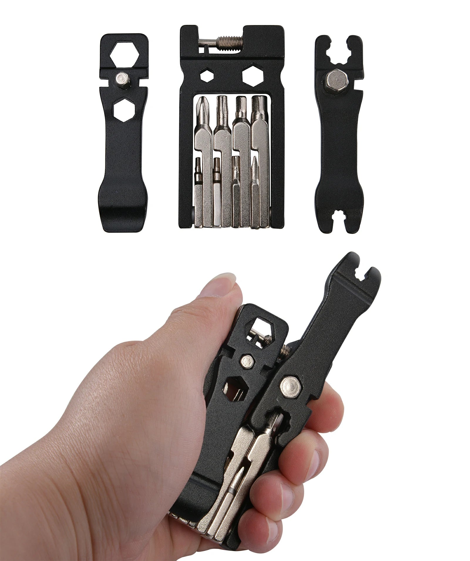 Tilbehør - Værktøj - RockBros Foldbart Multitool 20-i-1