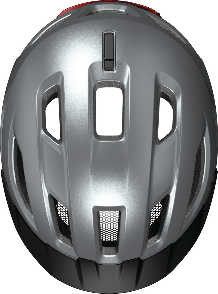 Beklædning - Cykelhjelme - Abus Hjelm Urban-I 4.0 ACE m. LED - Graphite Silver