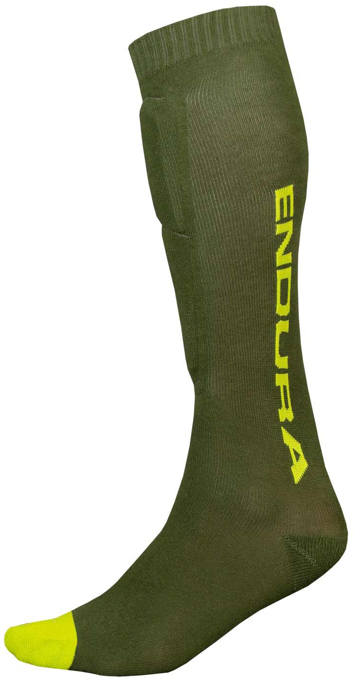 Beklædning - Sokker - Endura SingleTrack Shin Guard Sock - ForestGreen