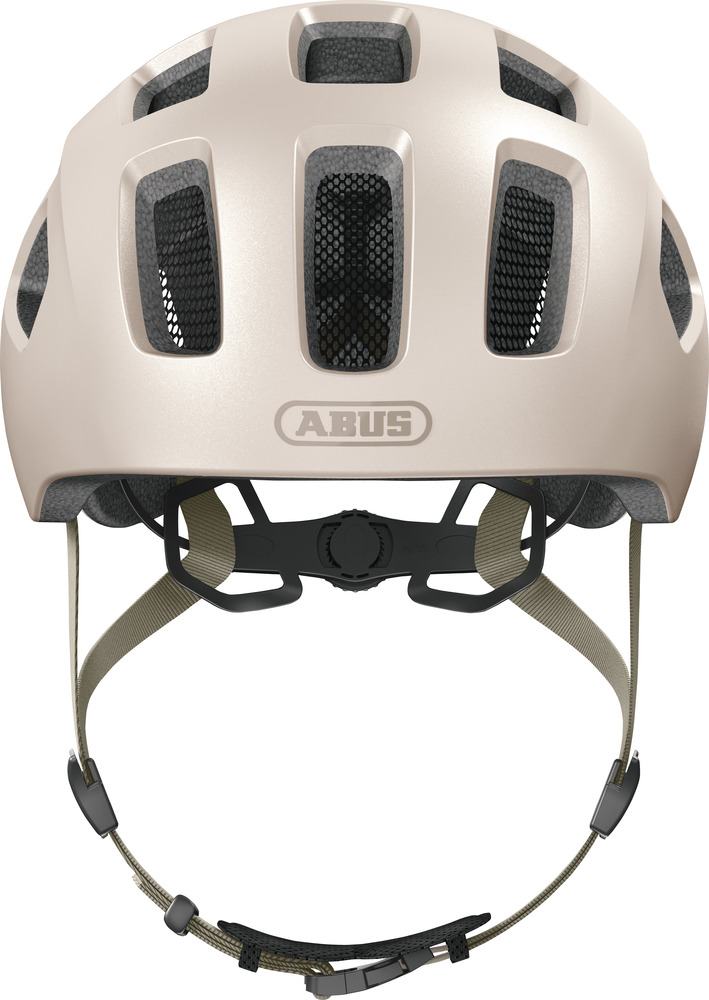 Beklædning - Cykelhjelme - Abus Youn-I 2.0 m. LED lys - Champagne Gold