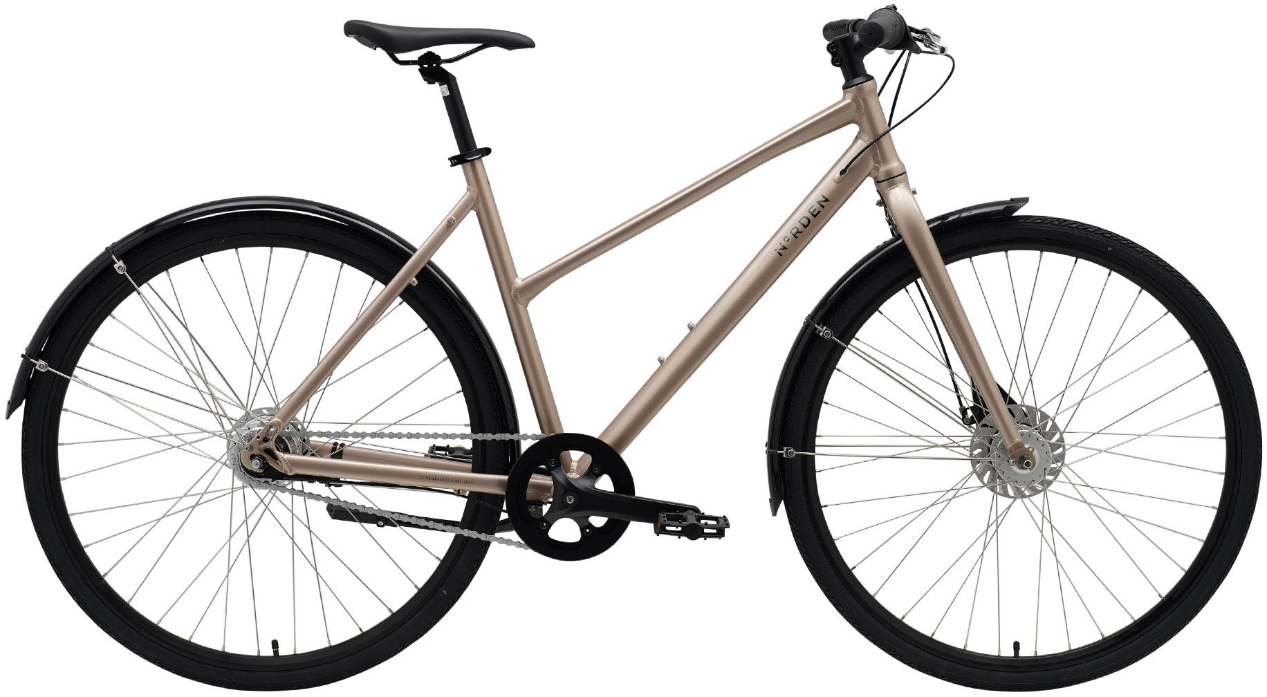 Norden Siv C7.7 Dame -  Gylden Valnød