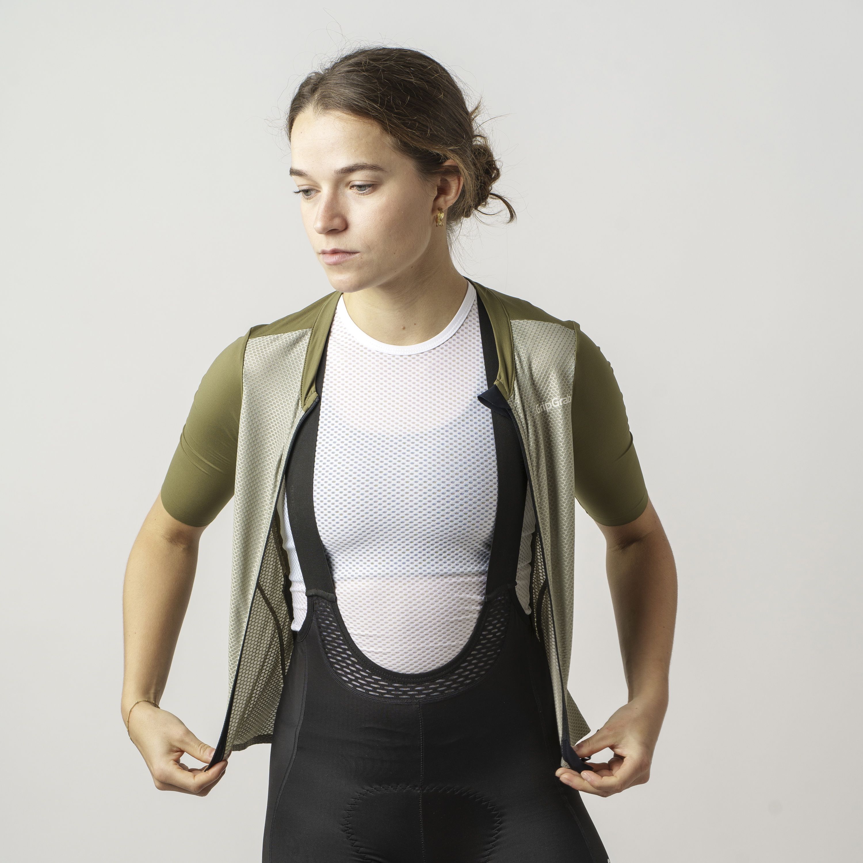 Beklædning - Cykeltrøjer - GripGrab Women's Airflow Kortærmet Letvægts Cykeltrøje - Olive Green