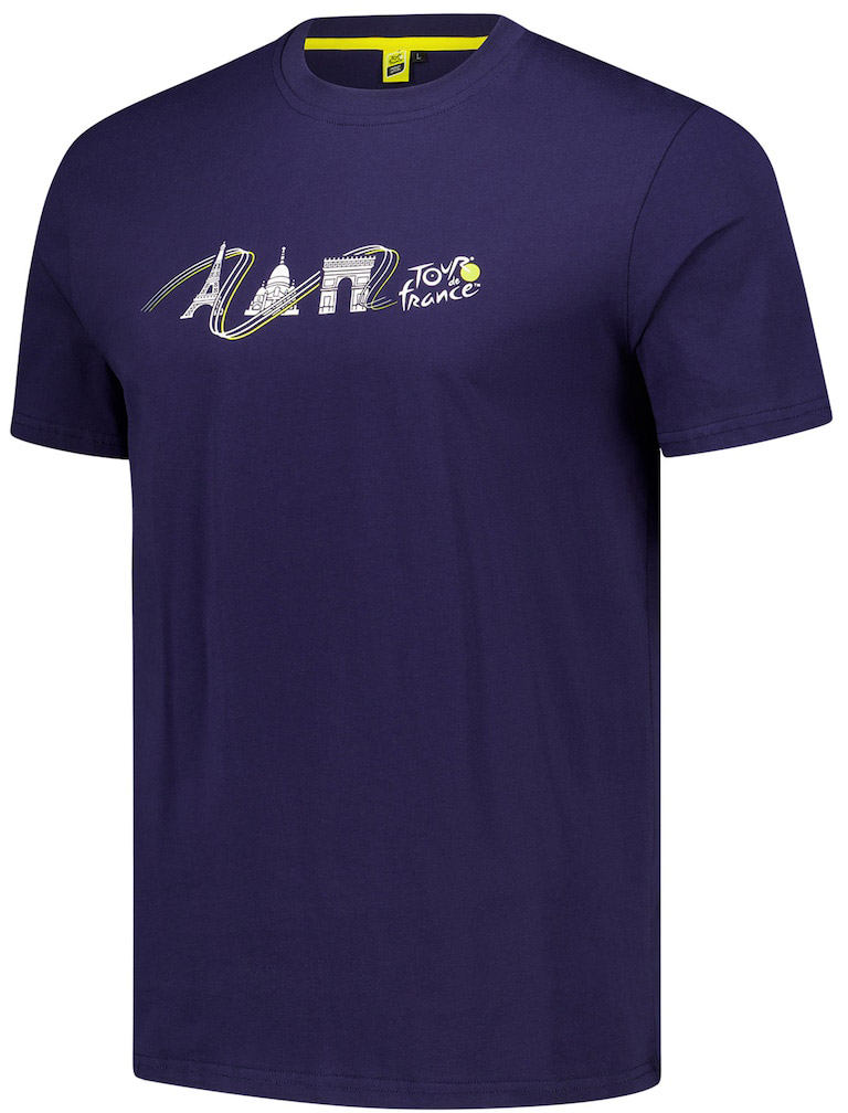 Beklædning - Merchandise - Tour de France T-shirt Monuments de Paris Navy - Unisex