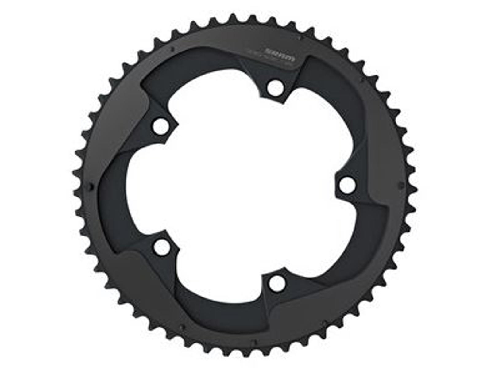 SRAM Klinge 53T 130 BCD 5-huls Ydre til 2x 10/11 speed Sort