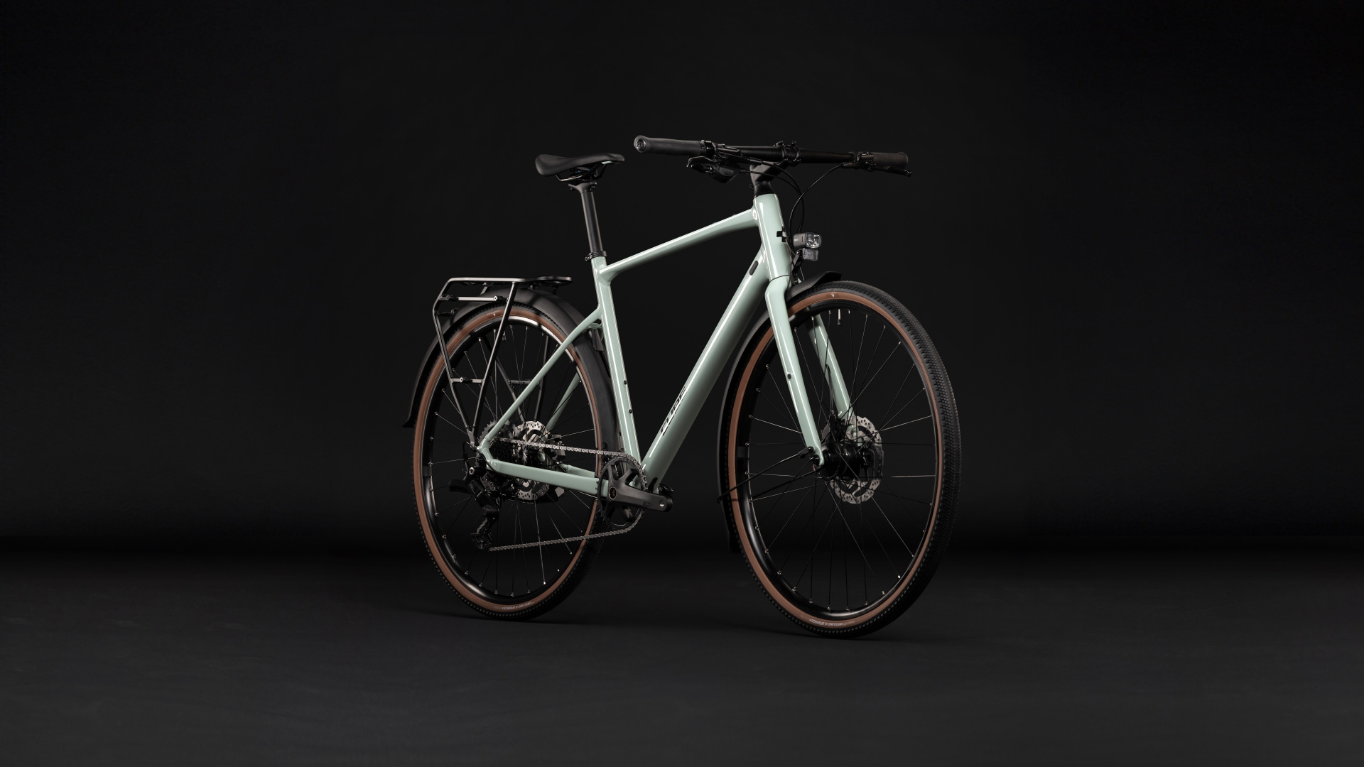 Cykler - Herrecykler - Cube Nulane Pro FE (Fully Equipped) Herre 2027 - Aloegreen´n´Black